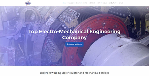ediwriter website design example